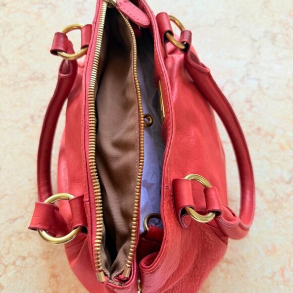 J. Crew Vintage Soft Genuine Leather Shoulder / Crossbody Bag - Picture 8 of 9